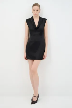 Rochie mini cambrata cu decolteu in V