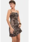 Rochie mini cu animal print