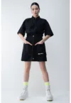 Rochie mini cu croiala A si talie ajustabila