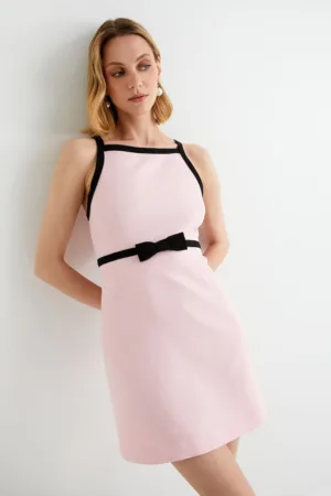 Rochie mini cu detaliu funda