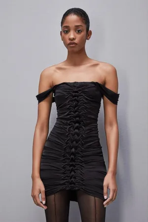 Rochie mini cu drapaje