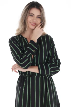 Rochie mini cu dungi