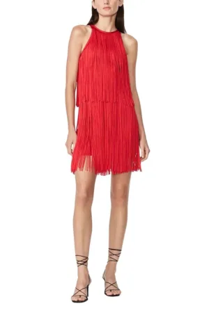 Rochie mini cu franjuri