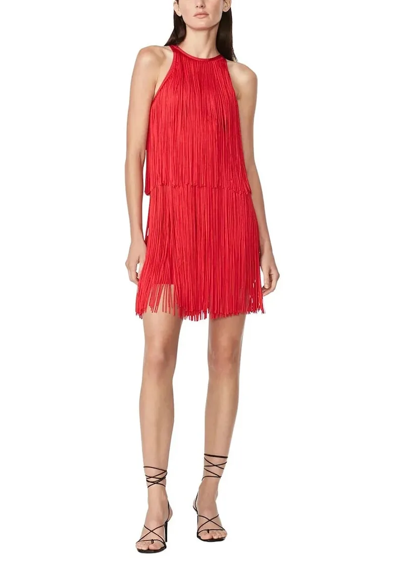 Rochie mini cu franjuri