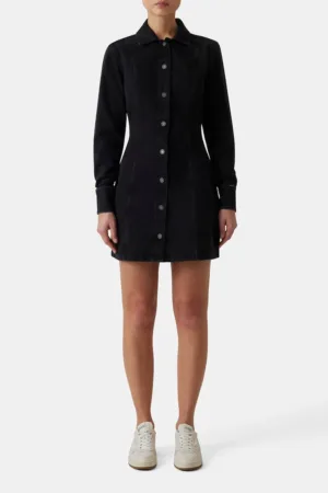 Rochie mini cu guler clasic