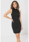 Rochie mini cu guler mediu