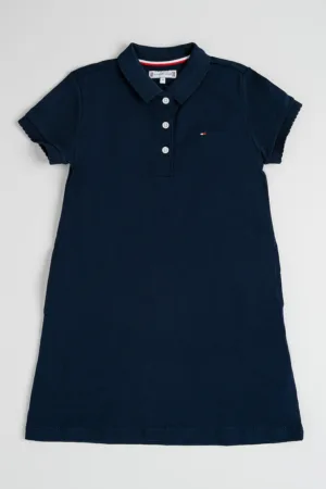 Rochie mini cu guler polo