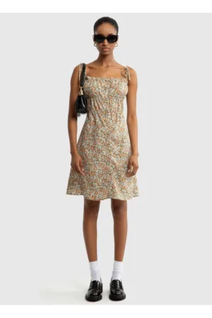 Rochie mini cu imprimeu floral Casie - Multicolor