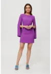 Rochie mini cu maneci taiate -