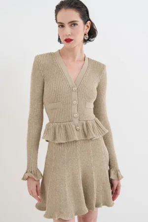 Rochie mini cu model 2in1 si aspect stralucitor