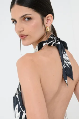 Rochie mini cu model halter