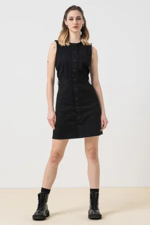 Rochie mini cu nasturi
