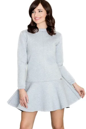 Rochie mini dama Alirad K247 gri
