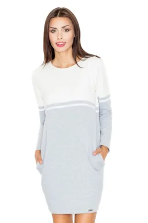 Rochie mini dama Carnwene M510 gri