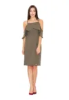 Rochie mini dama Cyrion M478 olive