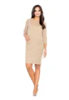 Rochie mini dama Gynesse M205 bej
