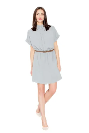 Rochie mini dama Iseuth M442 gri