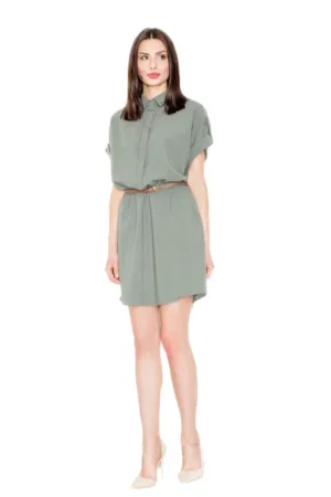 Rochie mini dama Iseuth M442 olive