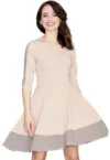 Rochie mini dama Kadyvance K057 bej