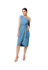 Rochie mini dama -  Lynedamor - cer albastru -
