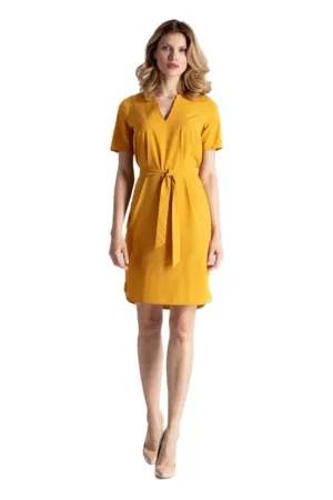 Rochie mini dama Sadure M669 mustar