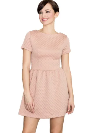 Rochie mini dama Tengoire K147 roz