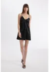 Rochie mini de satin