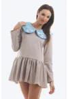 Rochie mini din amestec de lana