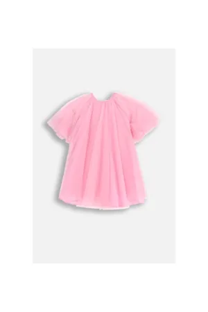 Rochie mini din tulle cu fronseuri