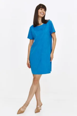 Rochie mini dreapta cu decolteu rotund
