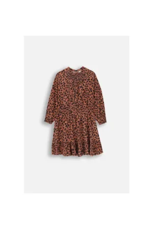 Rochie mini evazata cu imprimeu floral - Multicolor