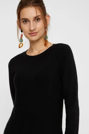 Rochie mini evazata tricotata fin Nancy