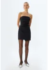 Rochie mini fara bretele