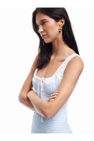 Rochie mini in carouri