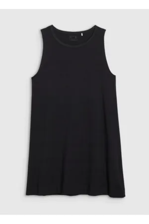 Rochie mini  neagra - textil