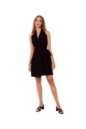 Rochie sacou cu cravata -