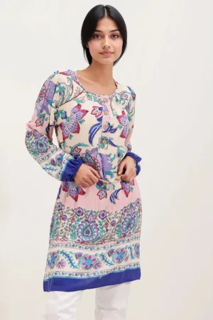 Rochie mini viscoza satinata multicolor