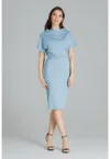 Rochie  model L087 - albastru - viscoza