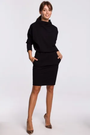 Rochie mulata cu maneci kimono -