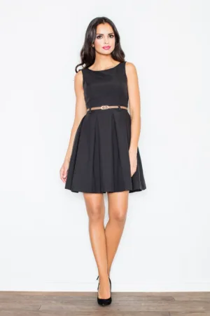 Rochie mulata - neagra - fara maneci - poliester -