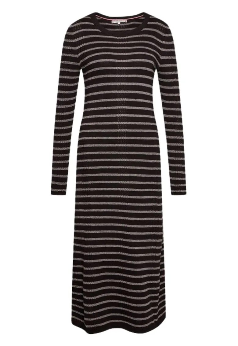 Rochie mulata - tricotata - bumbac/poliester - negru -