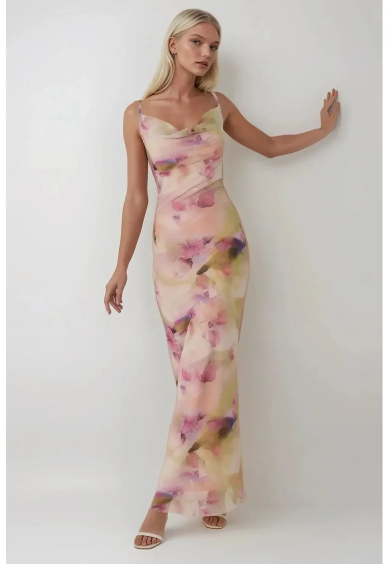 Rochie multicolor - bumbac
