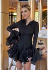 Rochie neagra Black Swan Dress