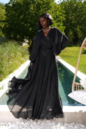 Rochie neagra Enigma