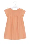 Rochie pentru fete -  Bumbac - 8 ani - Portocaliu