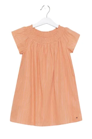 Rochie pentru fete -  Bumbac - 8 ani - Portocaliu