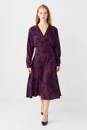 Rochie petrecuta cu model floral