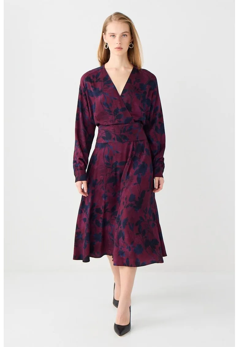 Rochie petrecuta cu model floral