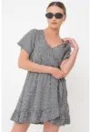 Rochie petrecuta cu model in carouri Zenith