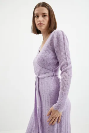 Rochie petrecuta din tricot fin